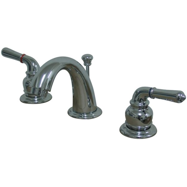 Kingston Brass KB911 Magellan Widespread Bathroom Faucet, Polished Chrome KB911